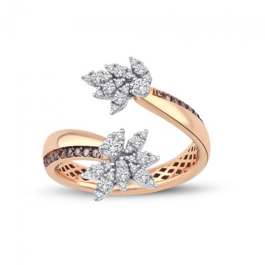 0.49 Karat Pırlanta Tasarım Yüzük IDL Sertifikalı