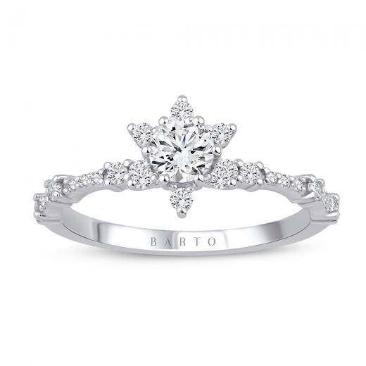 0.60 Karat Pırlanta Lotus  Yüzük