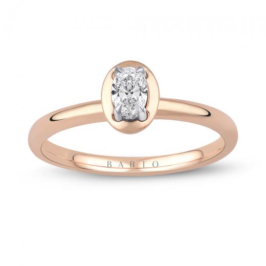 0.20 Karat Pırlanta Tektaş Yüzük IDL Sertifikalı