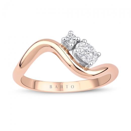 0.26 Karat Pırlanta Oval Tektaş Yüzük IDL Sertifikalı