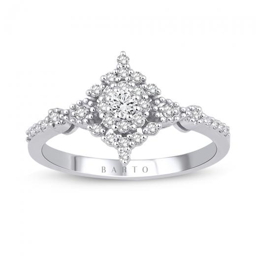 0.31 Karat Pırlanta Lotus Yüzük